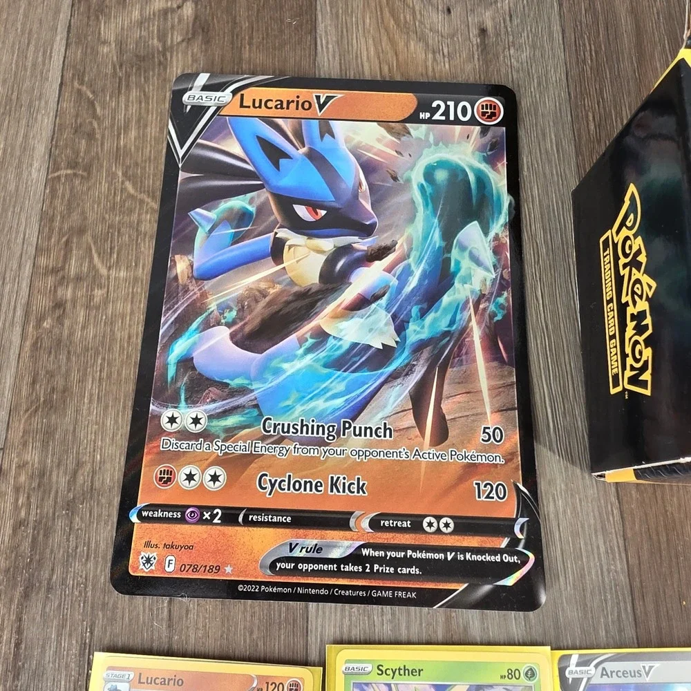 Pokemon TCG Card Lot Lugia V Raichu V Arceus V Trainer Toolkit Dice Bulk